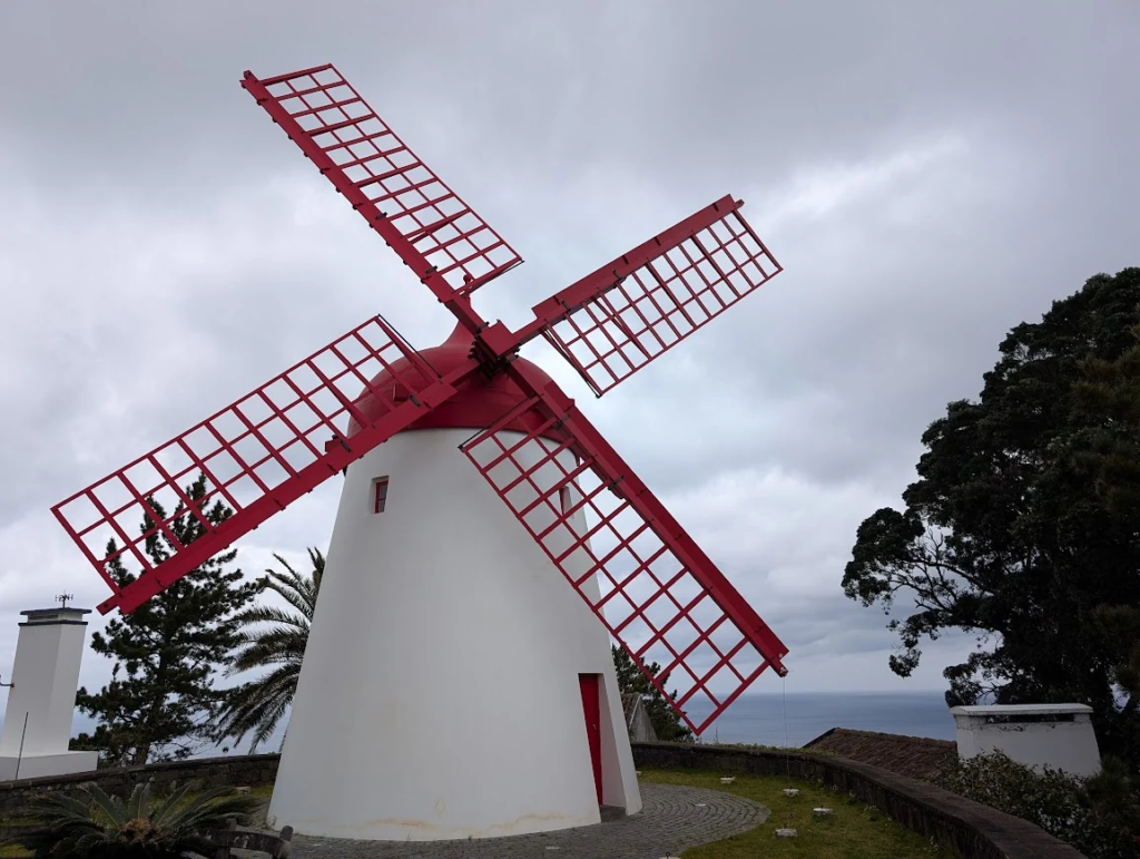 Moinho do Pico Vermelho Flemish-style windmill near Mosteiros, São Miguel, Azores