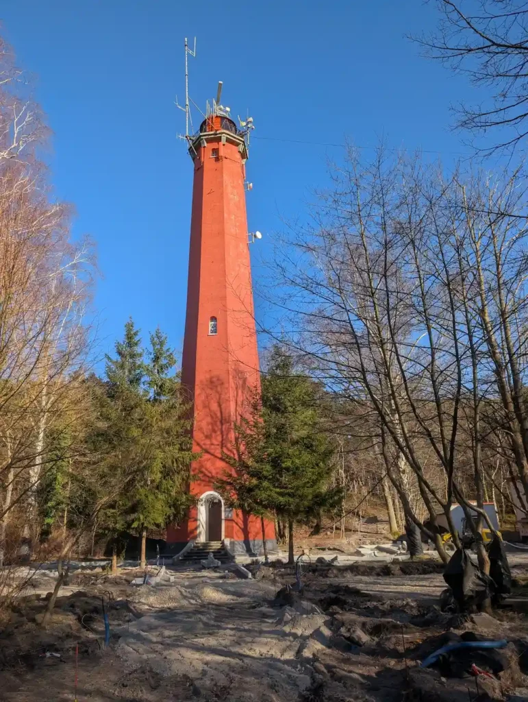Hel Lighthouse on the Hel Peninsula in northern Poland